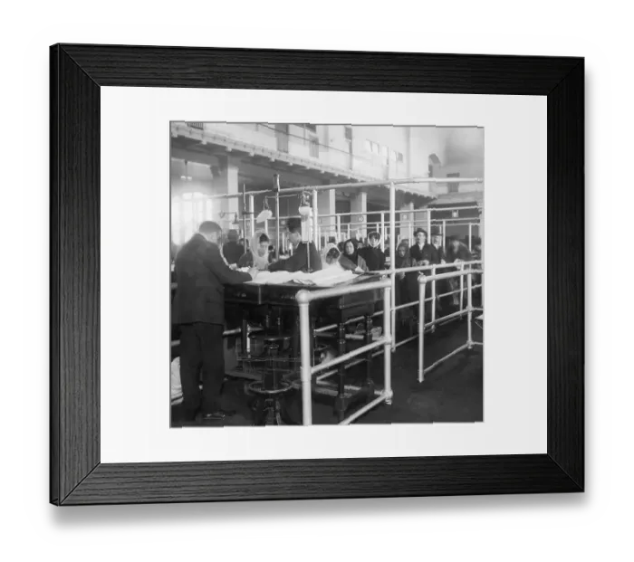 Framed Print : Immigrants Having Papers Checked at Ellis Island Framed Print : Immigrants Having Papers Checked at Ellis Island