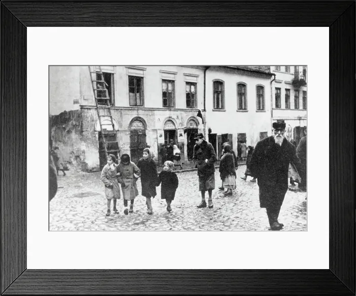 Framed Print : Lublin Ghetto in Poland Framed Print : Lublin Ghetto in Poland