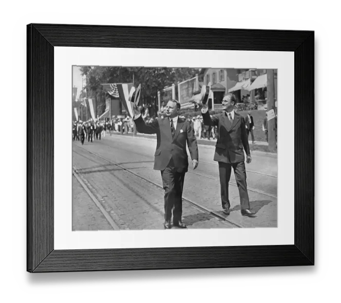 Framed Print : Franklin D. Roosevelt Campaigning with James M. Cox Framed Print : Franklin D. Roosevelt Campaigning with James M. Cox