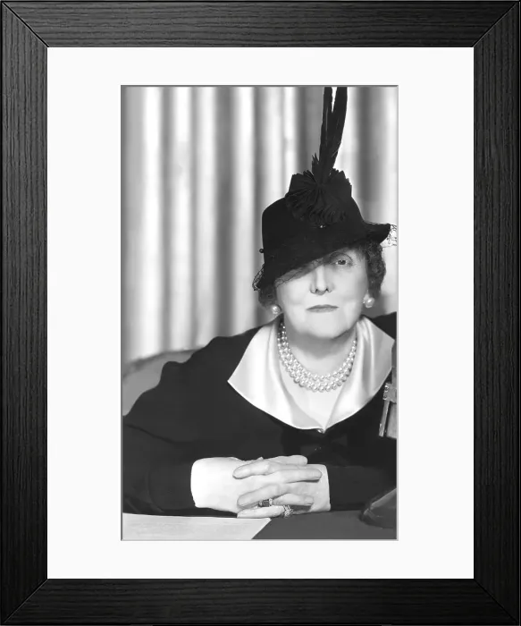 Framed Print : Emily Post in Fancy Hat Framed Print : Emily Post in Fancy Hat