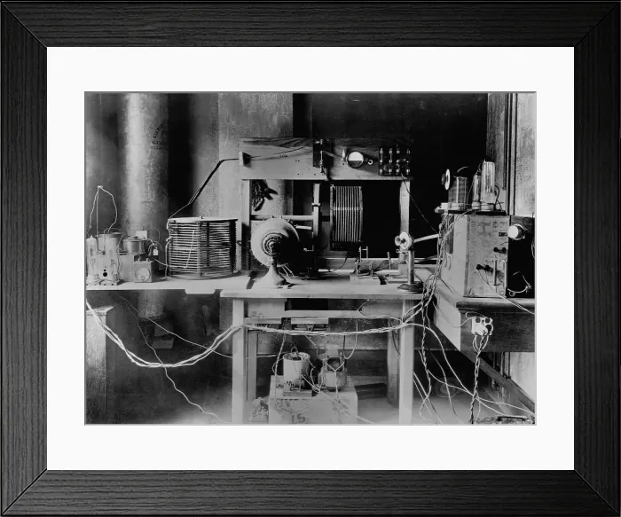 Framed Print : Dr. Frank Conrad's First Broadcasting Station