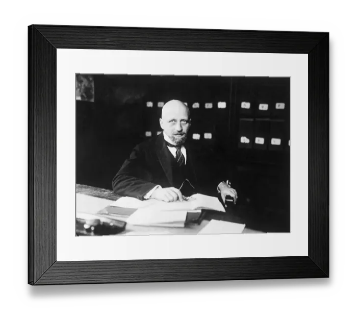 Framed Print : German Chemist Professor Fritz Haber Framed Print : German Chemist Professor Fritz Haber