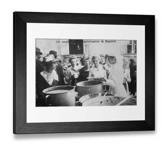 Framed Print : Soup Kitchen in Vienna Framed Print : Soup Kitchen in Vienna