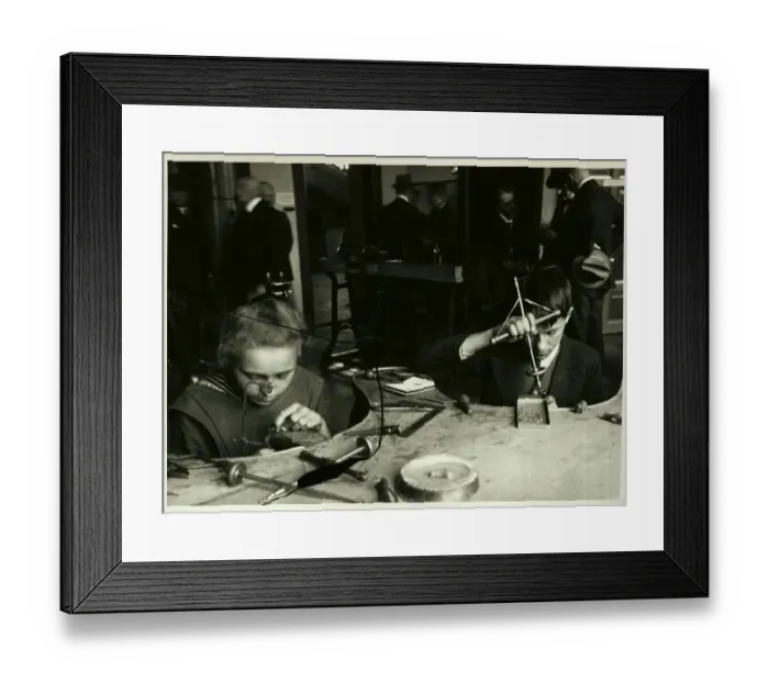 Framed Print : Young Apprentices at Jewel Center Framed Print : Young Apprentices at Jewel Center