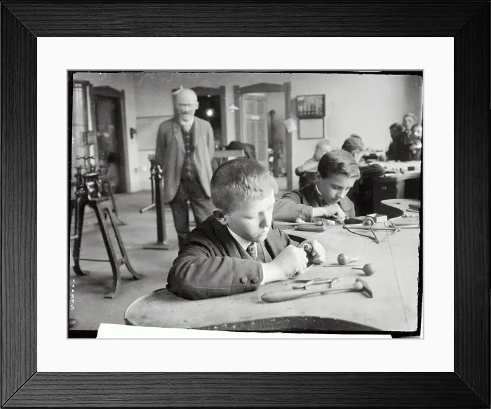 Framed Print : Children Working as Jewel Center Apprentices Framed Print : Children Working as Jewel Center Apprentices