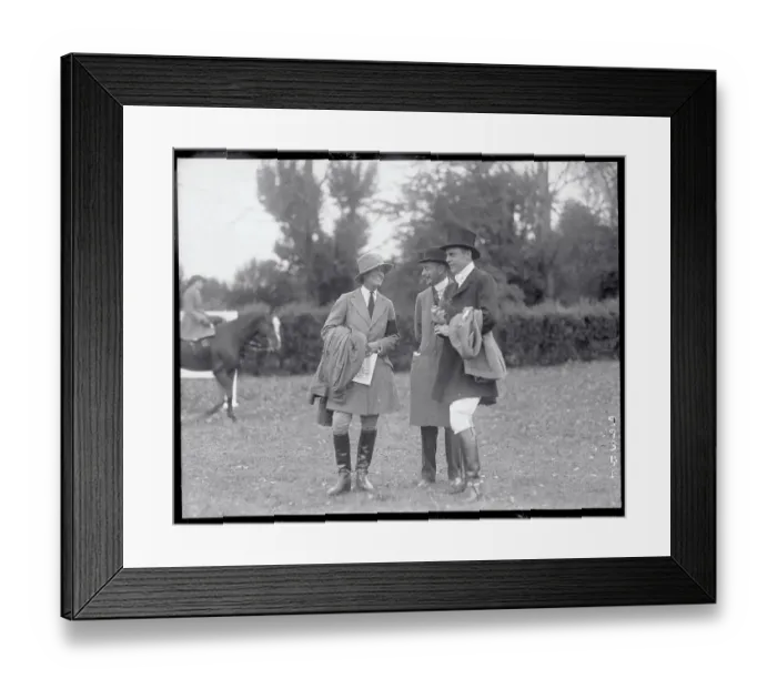 Framed Print : Attendees at Horse Show Framed Print : Attendees at Horse Show