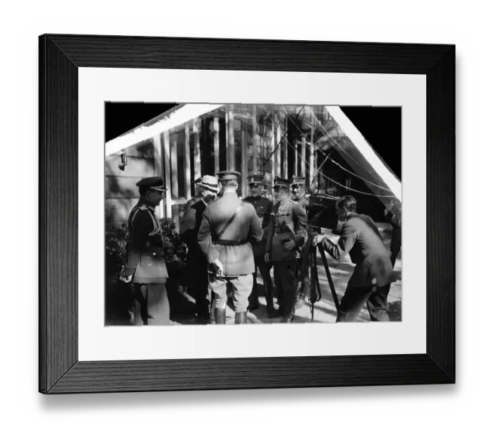 Framed Print : Group of Military Officers Framed Print : Group of Military Officers