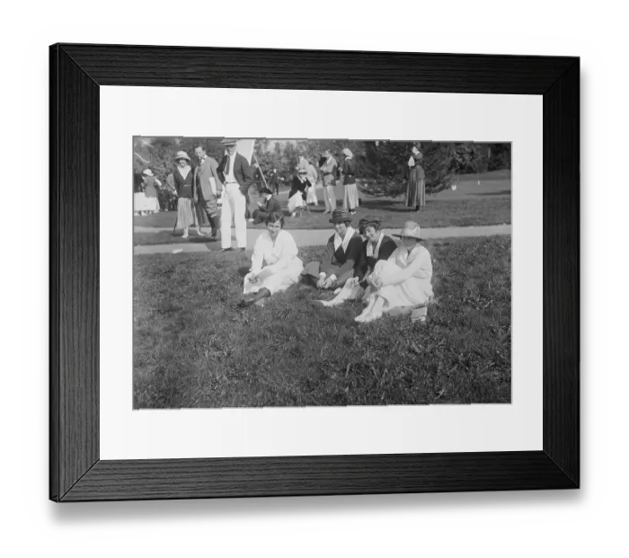 Framed Print : Marion Hollins and Friends Framed Print : Marion Hollins and Friends