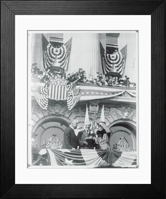 Framed Print : Woodrow Wilson at Peace Tour Framed Print : Woodrow Wilson at Peace Tour