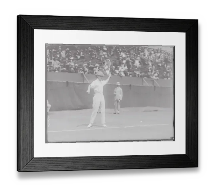 Framed Print : Norman E. Brooks in Tennis Action Framed Print : Norman E. Brooks in Tennis Action