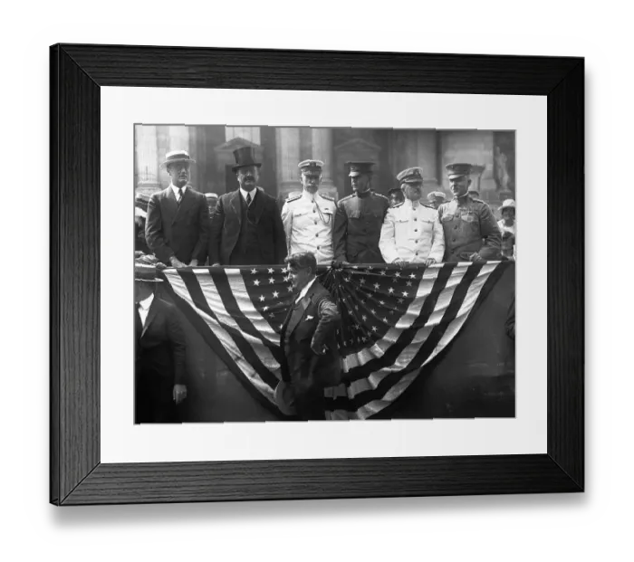 Framed Print : Government and Military Leaders Watch Parade Framed Print : Government and Military Leaders Watch Parade