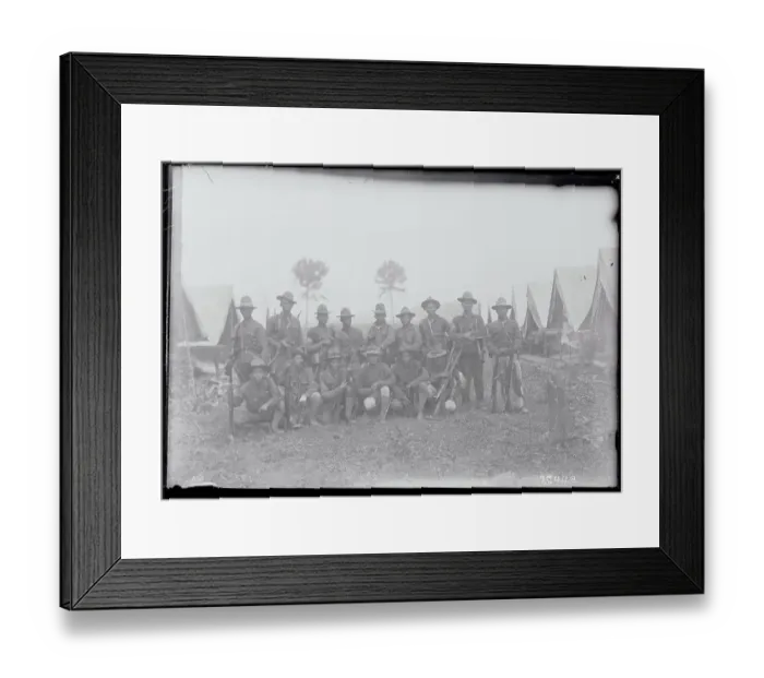 Framed Print : Philippines Scouts Rifle Team Framed Print : Philippines Scouts Rifle Team