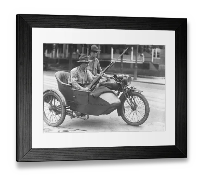 Framed Print : Troops Quell Race Rioters Framed Print : Troops Quell Race Rioters