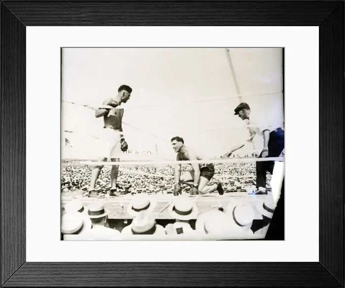 Framed Print : Jess Willard - Jack Dempsey Fight Framed Print : Jess Willard - Jack Dempsey Fight