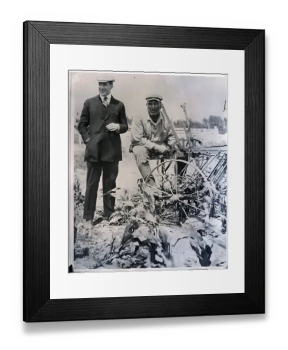 Framed Print : Jim Jeffries and Jim Corbett