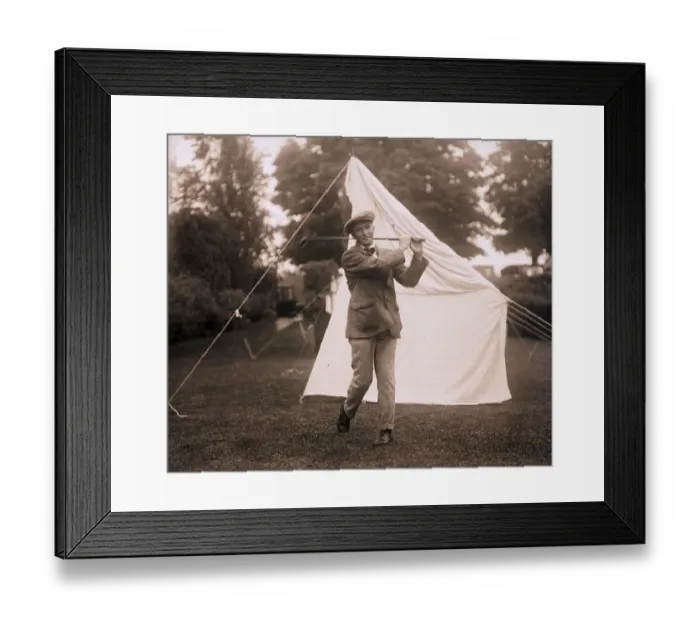 Framed Print : J. Douglas Edgar in National Open