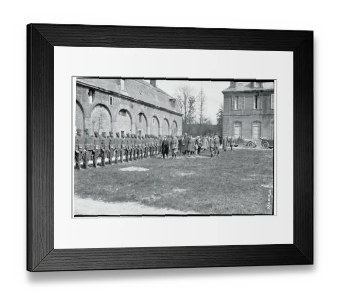Framed Print : Colonel C.B. Humphrey and Committee Inspecting Framed Print : Colonel C.B. Humphrey and Committee Inspecting