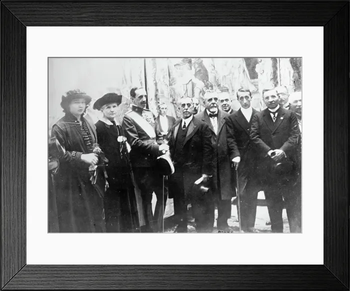 Framed Print : Marie Curie In Spain With King Alfonso Framed Print : Marie Curie In Spain With King Alfonso