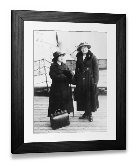 Framed Print : Rose Schneiderman with Mary Anderson Framed Print : Rose Schneiderman with Mary Anderson