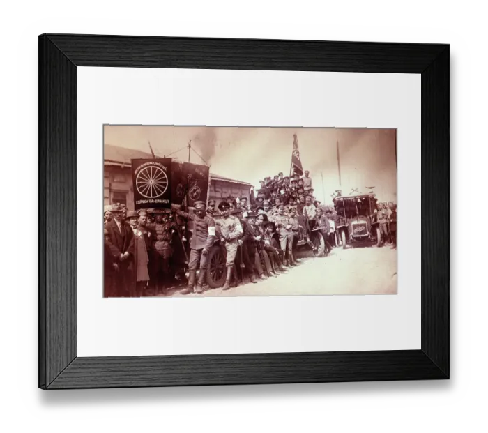 Framed Print : 1919 Siberian Bicycle and Autocycle Fighting Squad Framed Print : 1919 Siberian Bicycle and Autocycle Fighting Squad