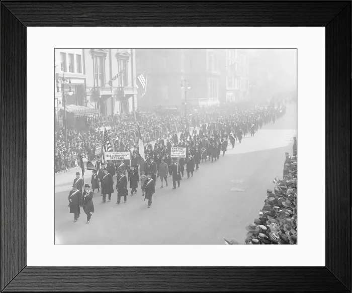 Framed Print : St. Patricks Day Parade in New York Framed Print : St. Patricks Day Parade in New York