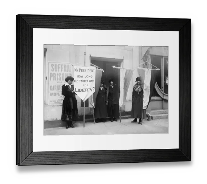 Framed Print : Suffragists Picketing Metropolitan Opera House Framed Print : Suffragists Picketing Metropolitan Opera House