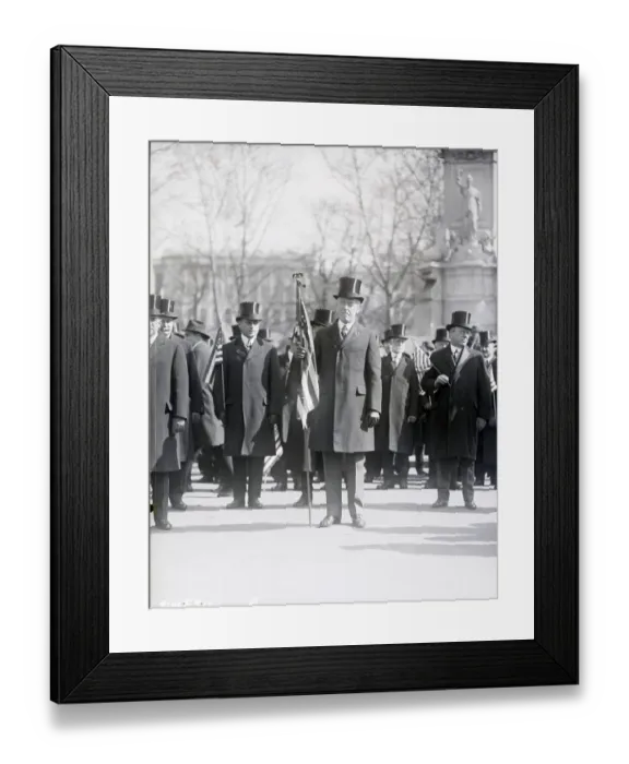 Framed Print : President Wilson Leading Parade Framed Print : President Wilson Leading Parade
