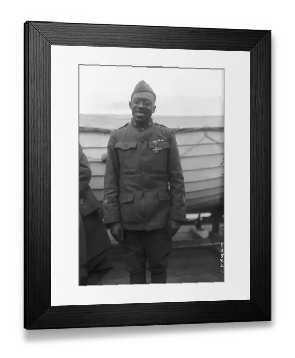 Framed Print : World War I Hero Sergeant Henry Johnson Framed Print : World War I Hero Sergeant Henry Johnson