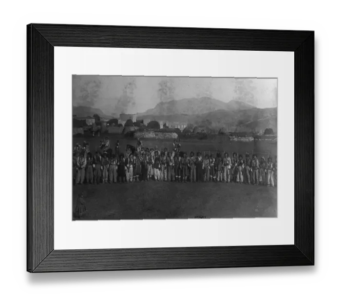 Framed Print : Typical Kurd Frontier Guard Framed Print : Typical Kurd Frontier Guard