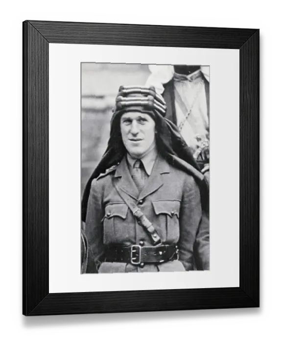 Framed Print : Thomas Edward Lawrence Wearing Headdress Framed Print : Thomas Edward Lawrence Wearing Headdress