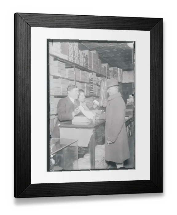 Framed Print : Soldier Buying Civilian Clothes Framed Print : Soldier Buying Civilian Clothes