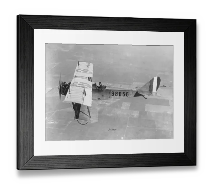 Framed Print : View of Curtiss JN-6H Jenny training plane