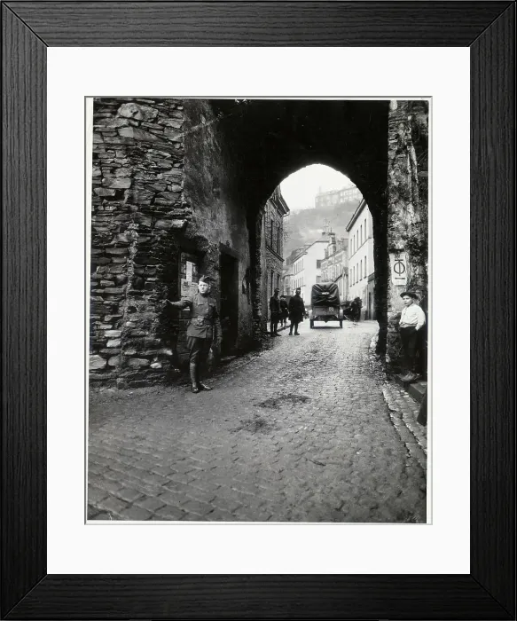 Framed Print : Soldier on Gate Duty Framed Print : Soldier on Gate Duty