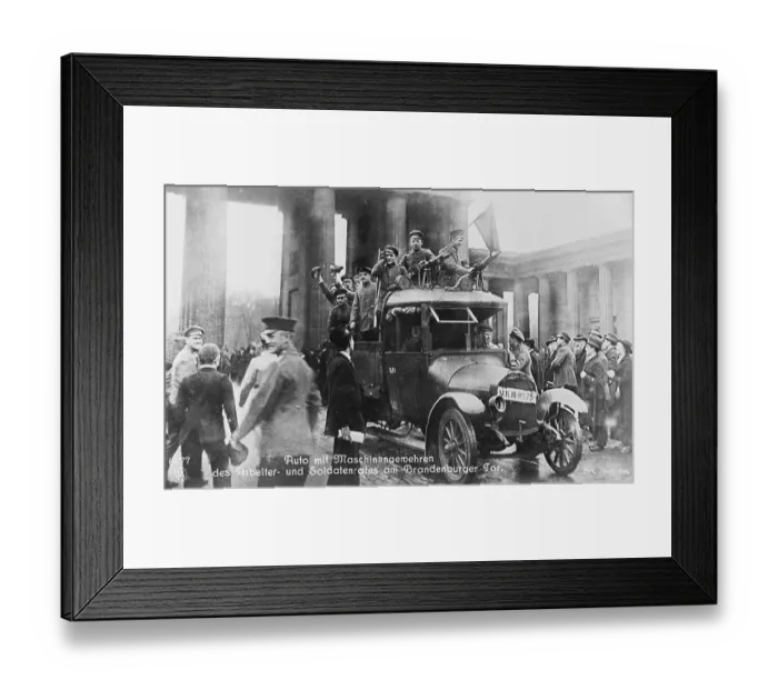 Framed Print : Scene of Soldiers Being Transported During Citizen Unrest Framed Print : Scene of Soldiers Being Transported During Citizen Unrest