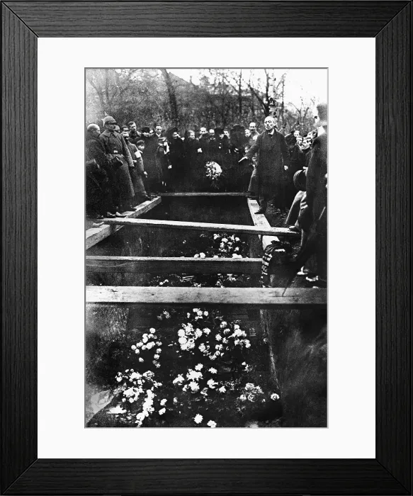 Framed Print : View of Funeral Site for Berlin Rioters Framed Print : View of Funeral Site for Berlin Rioters