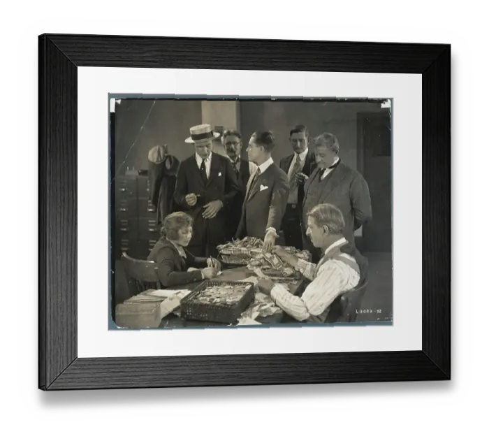 Framed Print : Actors in Scene from The Lottery Man Framed Print : Actors in Scene from The Lottery Man