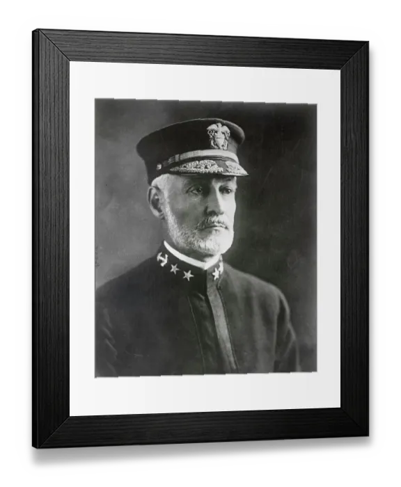 Framed Print : Portrait of Admiral William Sowden Sims Framed Print : Portrait of Admiral William Sowden Sims