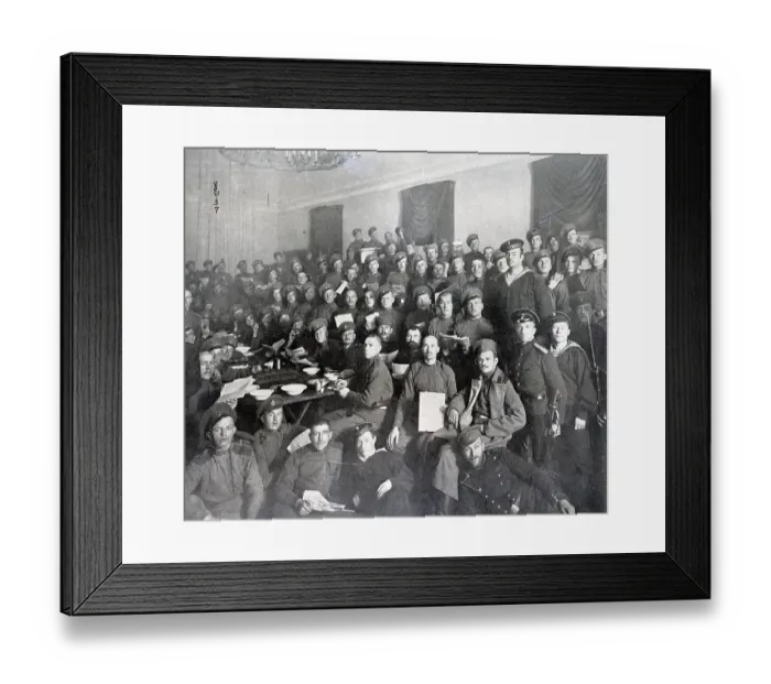 Framed Print : Russian Congress Of Factory And Shop