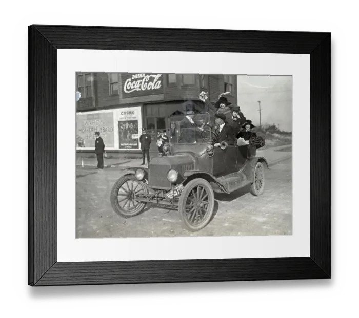 Framed Print : Women Steel Mill Strikers In Gary 1919 Framed Print : Women Steel Mill Strikers In Gary 1919