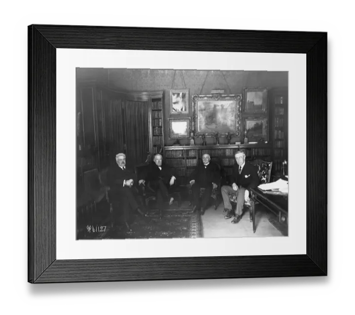 Framed Print : Members of Versailles Conference Framed Print : Members of Versailles Conference