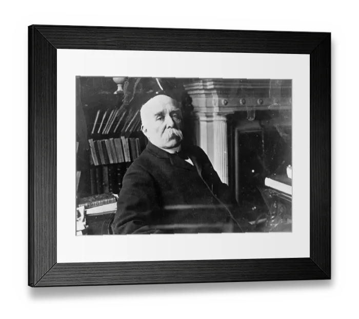Framed Print : Portrait of Georges Clemenceau Framed Print : Portrait of Georges Clemenceau