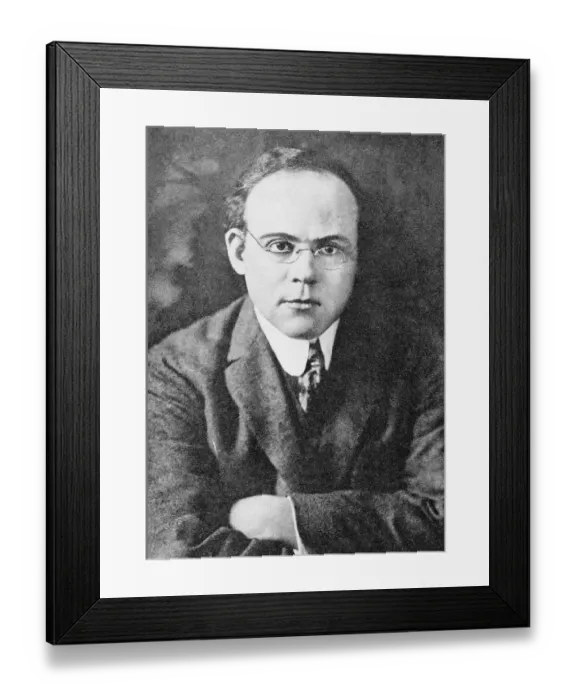 Framed Print : Portrait of Edgar Lee Masters Framed Print : Portrait of Edgar Lee Masters