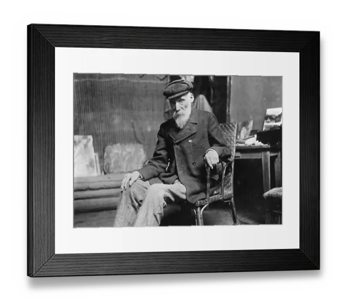 Framed Print : Painter Auguste Renoir Framed Print : Painter Auguste Renoir