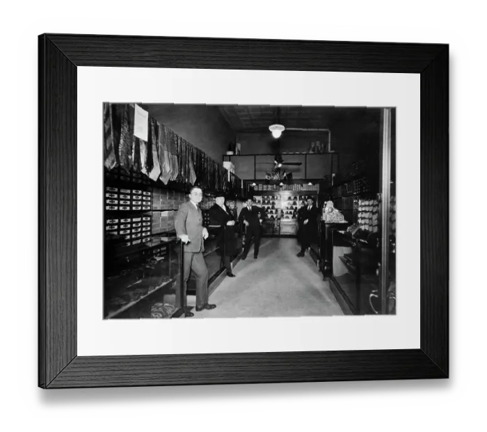 Framed Print : Harry Truman Owner Of Men'S Dress Shop Framed Print : Harry Truman Owner Of Men'S Dress Shop