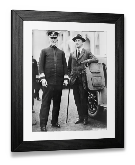 Framed Print : Admiral Sims and FDR Framed Print : Admiral Sims and FDR
