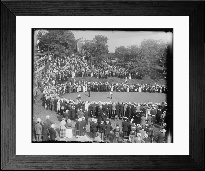 Framed Print : Mike Brady & W. Hagen In Golf Tourney Framed Print : Mike Brady & W. Hagen In Golf Tourney