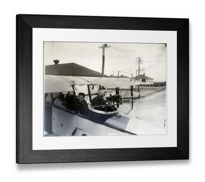 Framed Print : Training Of An Aerial Gunner Framed Print : Training Of An Aerial Gunner