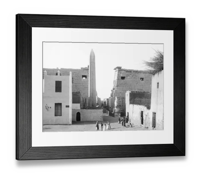 Framed Print : Temple of Luxor from the North