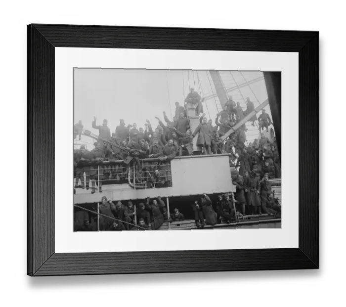 Framed Print : American Soldiers Coming Home Framed Print : American Soldiers Coming Home