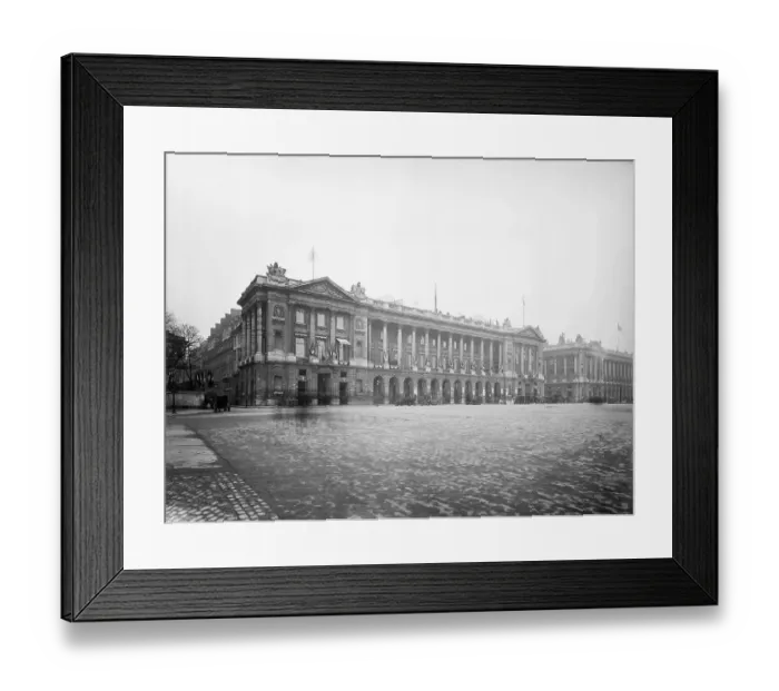 Framed Print : Residence of the US Negotiator in Paris Framed Print : Residence of the US Negotiator in Paris